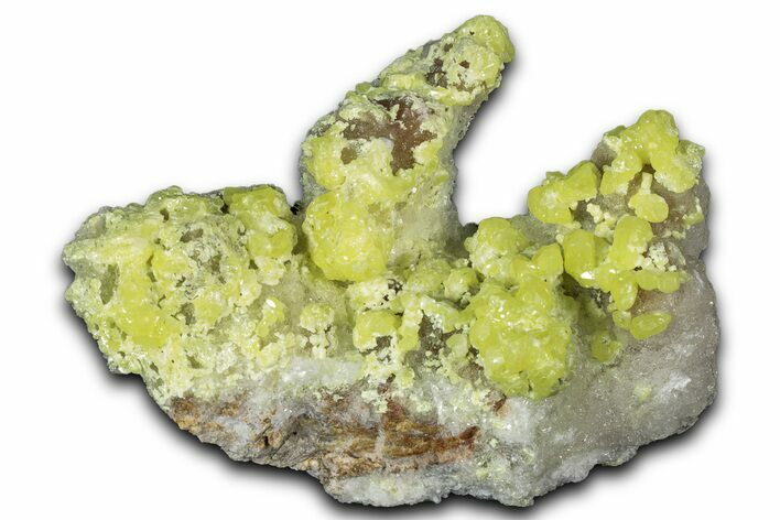 Striking Yellow Native Sulfur Crystals - Mexico #348455